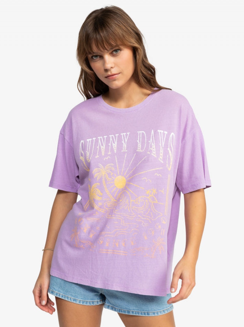 Roxy Sunny Days Oversized Póló | 0256317-ZI