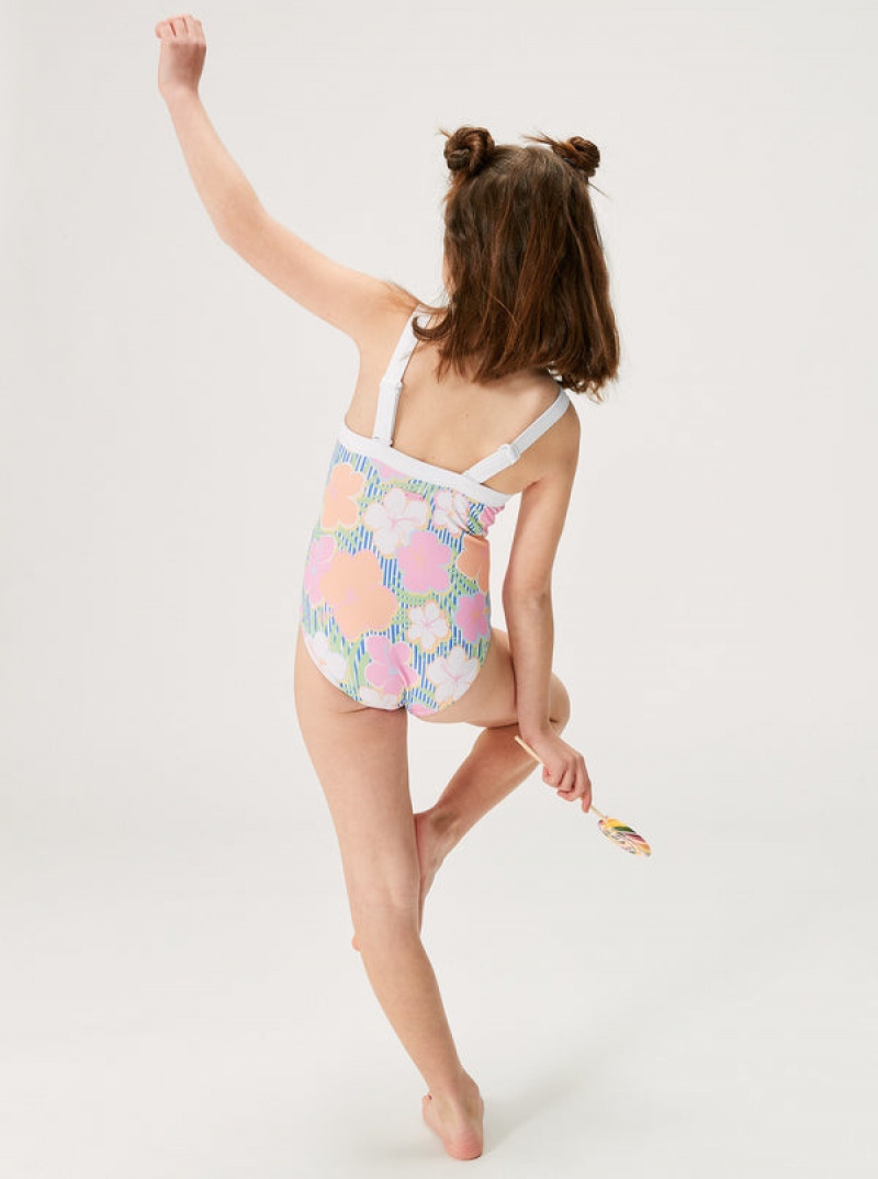 Roxy Tiny Flower One-Piece Fürdőruha Lány | 2670394-CY