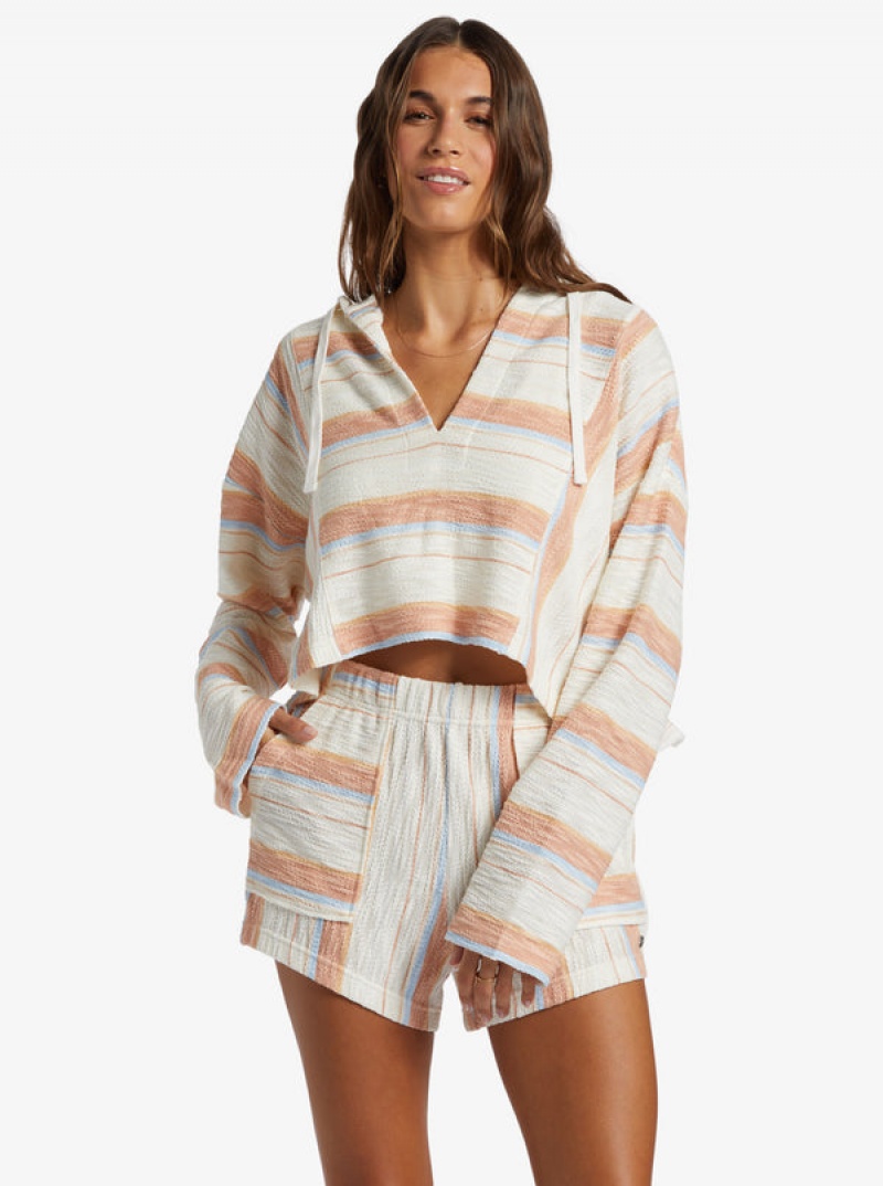 Roxy Todos Santos Poncho Stílusok Kapucnis Pulóver | 6419237-RB