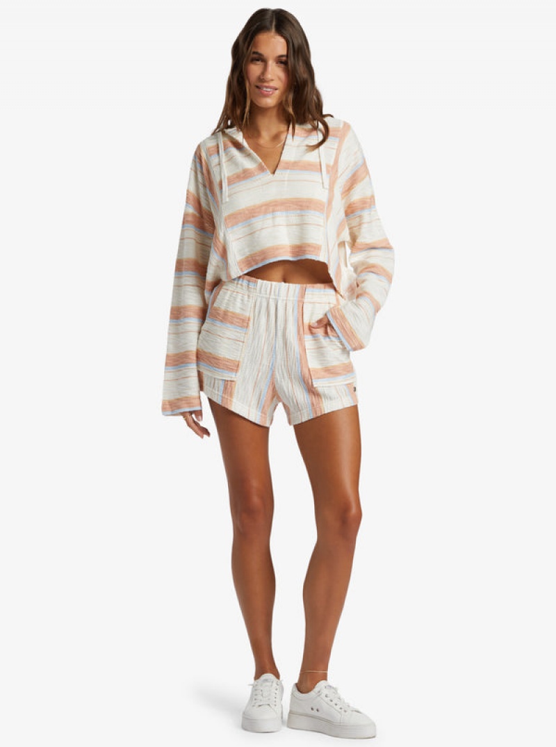 Roxy Todos Santos Poncho Stílusok Kapucnis Pulóver | 6419237-RB