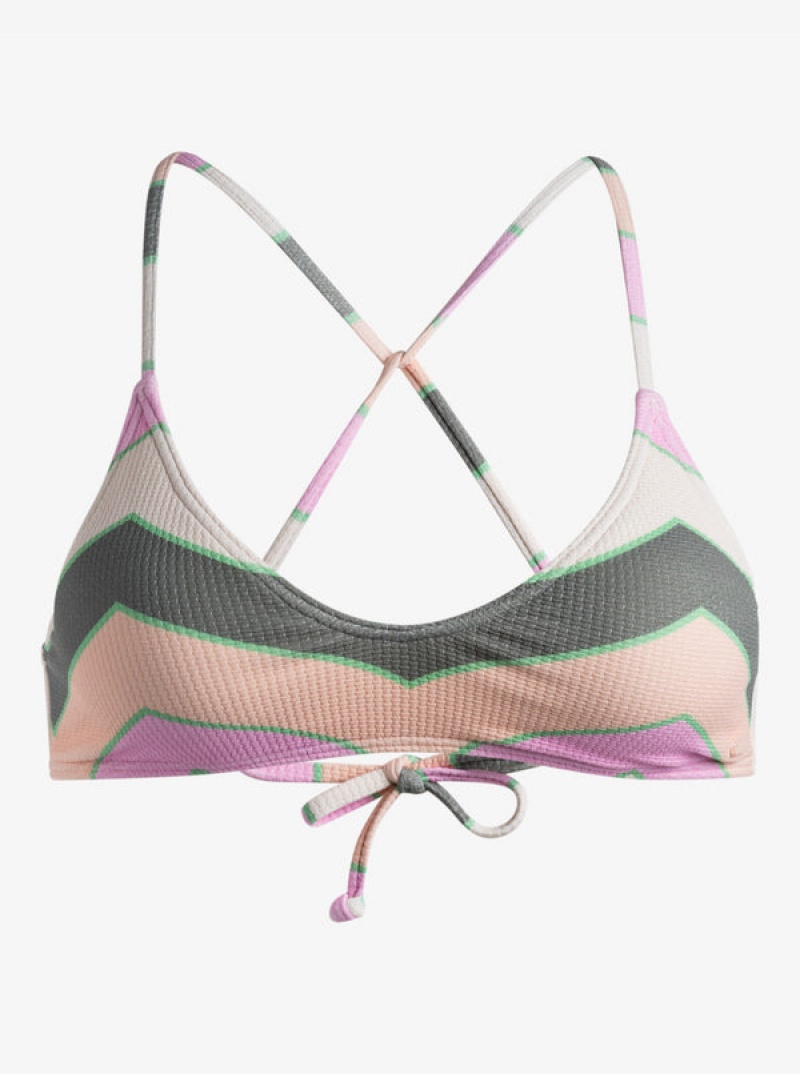 Roxy Vista Stripe Pántos Bra Bikini Felsők | 6042183-IF