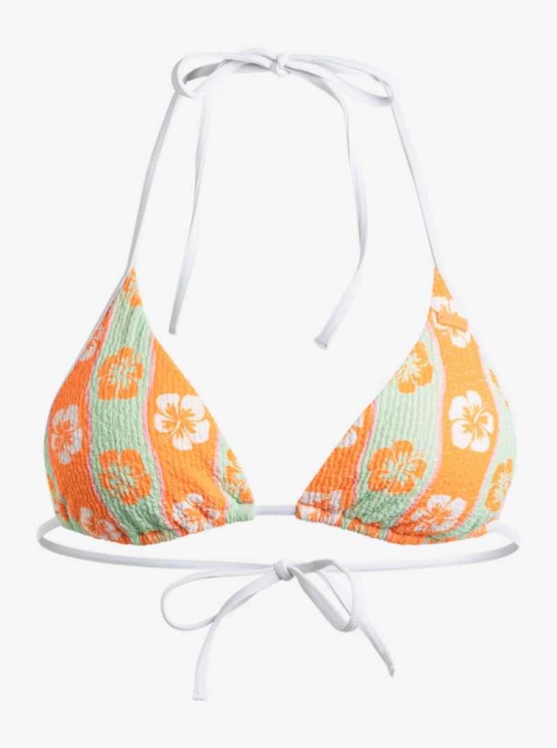 Roxy Wavy Babe Tiki Tri Bikini Felsők | 1429350-AH