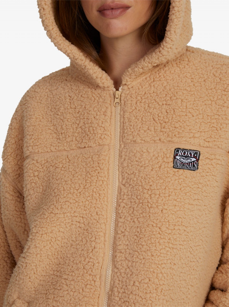 Roxy Weekend Plans Polar Zip-Up Fleece Felsők | 3546218-VW