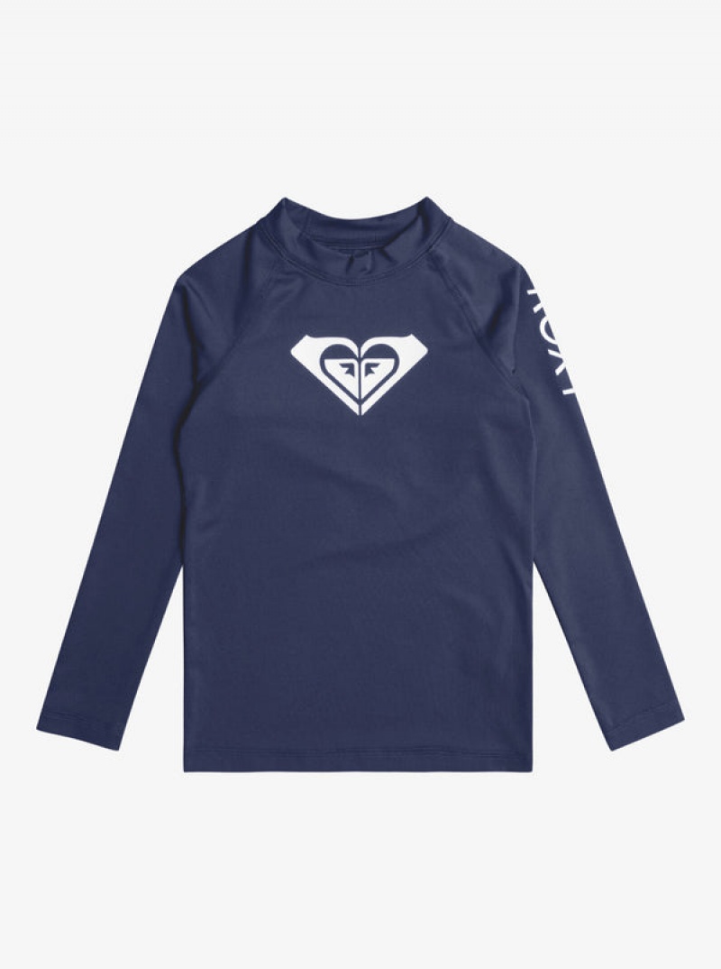 Roxy Whole Hearted Long Sleeve UPF 50 Rashguard Fürdőruha Lány | 2984601-BH