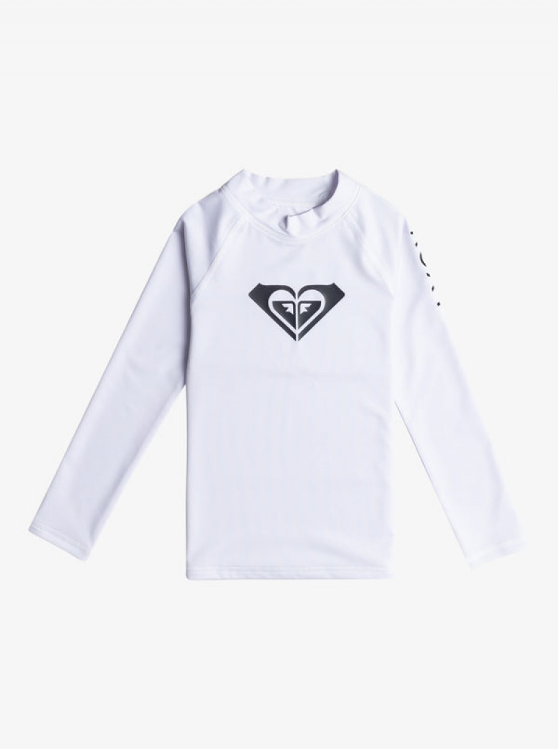 Roxy Whole Hearted Long Sleeve UPF 50 Rashguard Fürdőruha Lány | 1420583-HN