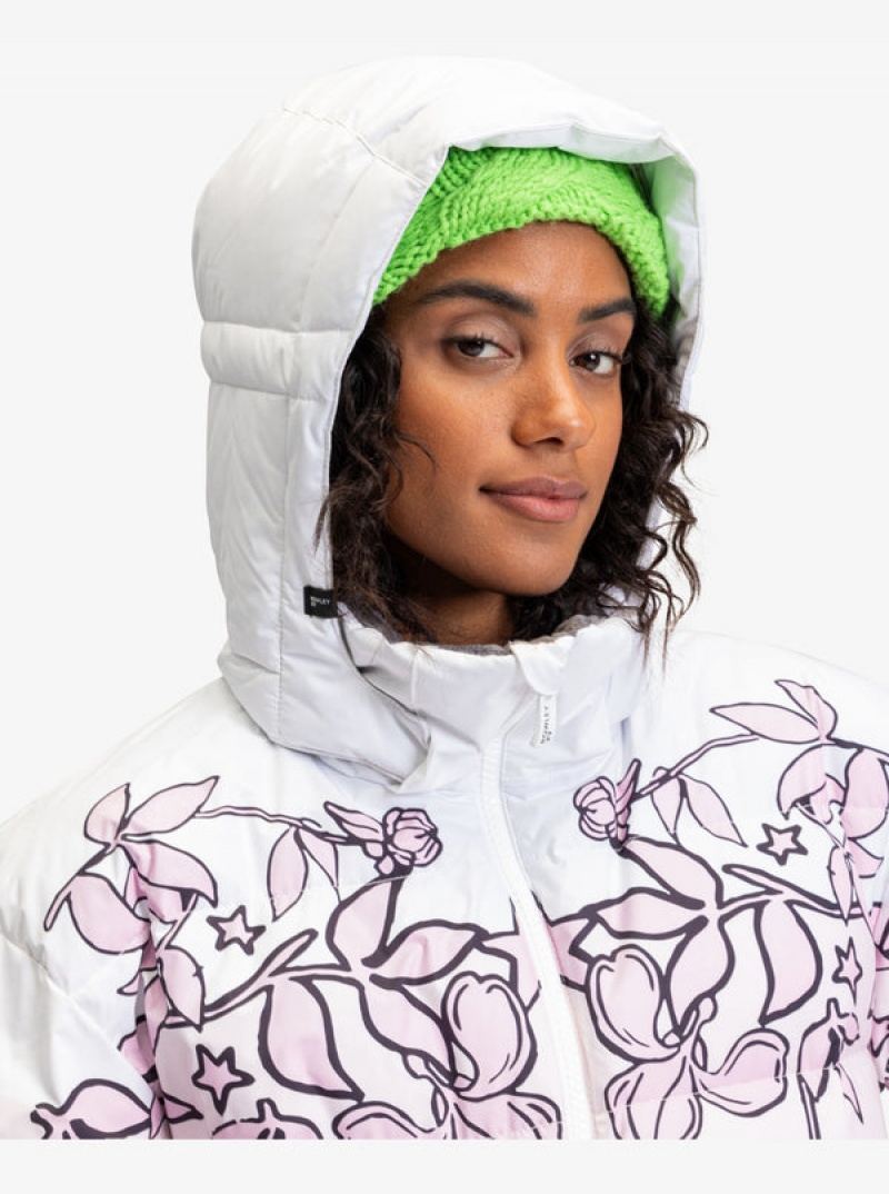 Roxy X Rowley Puffer Technical Snowboardkabát | 8275930-YM